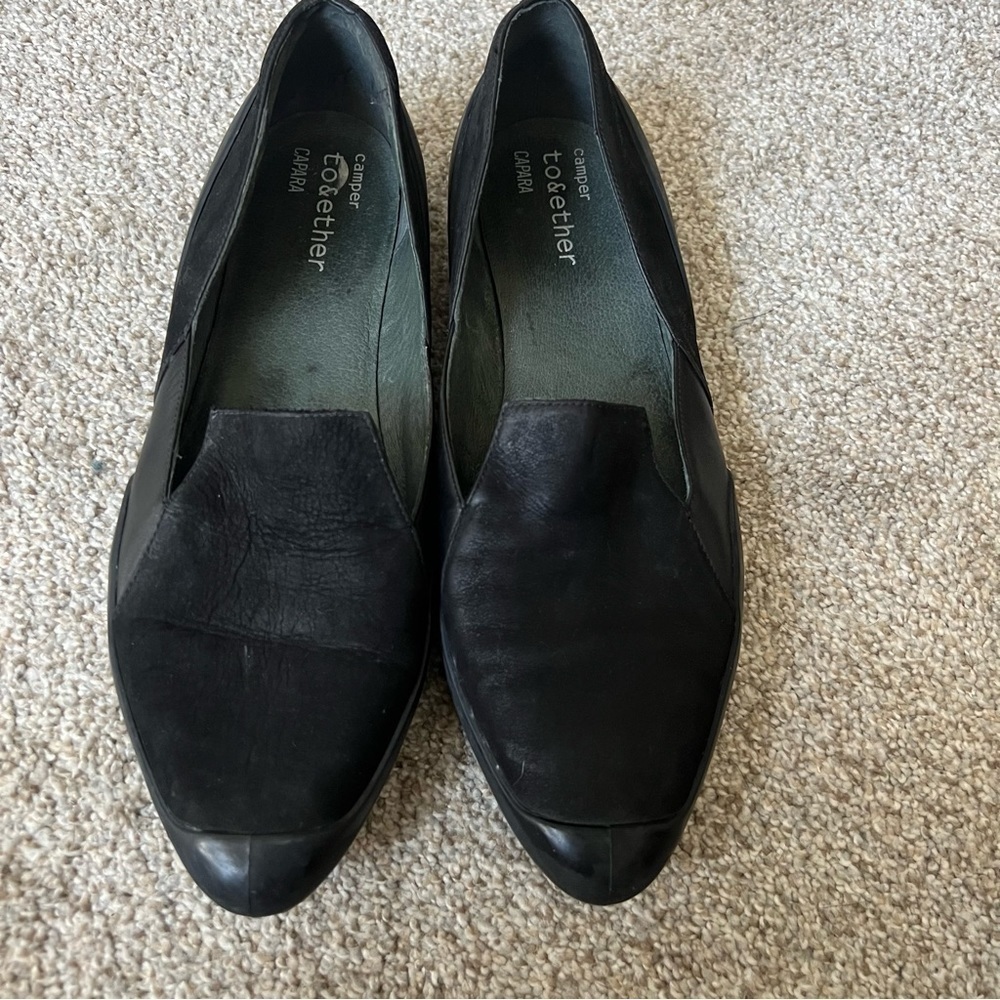 Camper Together suede nubuck flats 39